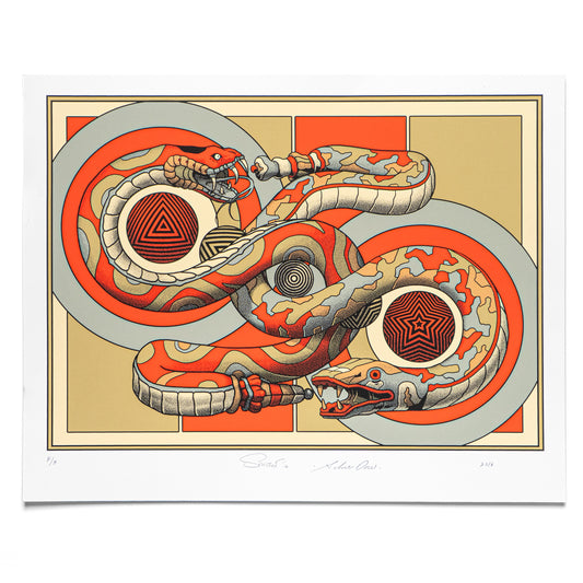 SS - NE - 2016 ( SILKSCREEN ) (OLIVE-RED)