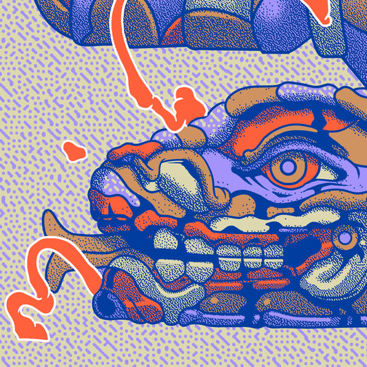 SS - JAP-IZT ( SILKSCREEN ) (PURPLE-RED)